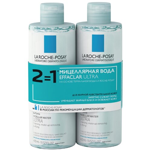 La Roche-Posay мицеллярная вода Effaclar Ultra, 400 мл