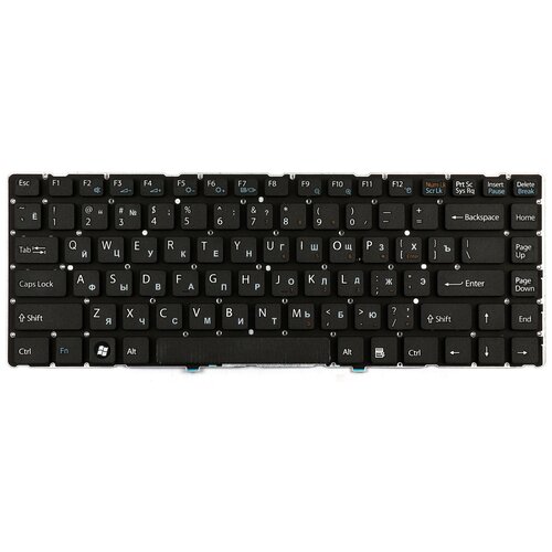 Клавиатура для ноутбука Sony VPC-EA Series Плоский Enter Черная без рамки PN 148792471 90000₽