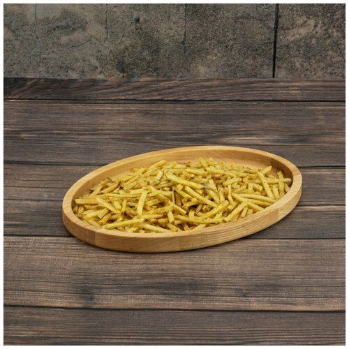 Блюдо деревянное овальное