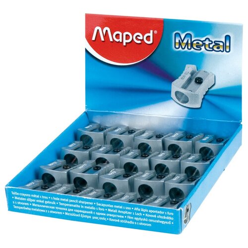 фото Точилка ручная металлическая maped metal (1 отверстие, без контейнера) 20шт. (506600)