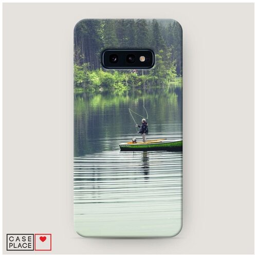 фото Чехол пластиковый samsung galaxy s10e хобби рыбалка 4 case place