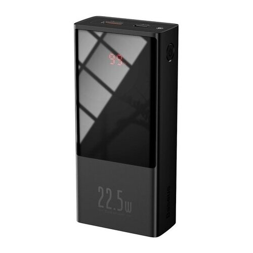 фото Power bank 10000 mah baseus super mini digital display black 22.5w / внешний аккумулятор / резервное питание / переносная зарядка / зарядка для телефона / зарядка для apple / зарядка для iphone huawei honor xiaomi redmi realmi oppo / универсальная зарядка / повер банк / пауэр панк / повербанк / быстрая зарядка / зарядка для планшета / портативный аккумулятор / повер банк с быстрой зарядкой / power bank с кабелем