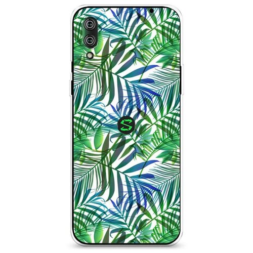 фото Силиконовый чехол "листья паттерн" на xiaomi black shark 2 pro / сяоми блэк шарк 2 про case place