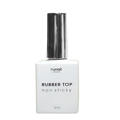 Runail Верхнее покрытие Rubber Top Non Sticky, прозрачный, 12 мл, 50 г