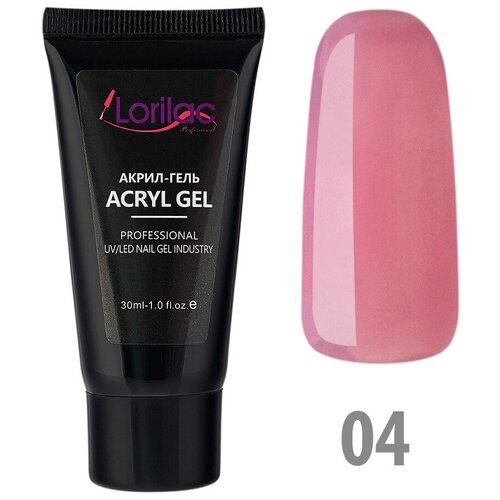 Lorilac Полигель для наращивания и моделирования ногтей укрепления маникюра и педикюра 4 30 ml 200₽