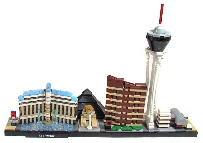 Конструктор LEGO Architecture Лас-Вегас, 501 деталь (21047) - фото №3
