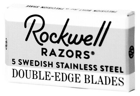 Сменные лезвия для Т-образного станка, Rockwell, 4 упаковки по 5 лезвий Rockwell Razors - фото №2
