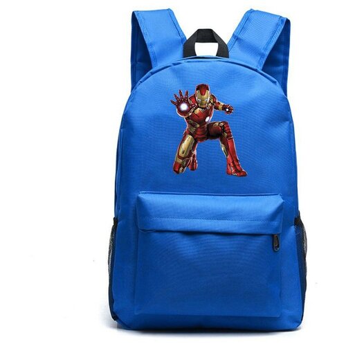 Рюкзак Железный человек (Iron man) синий №2 рюкзак железный человек iron man синий 1