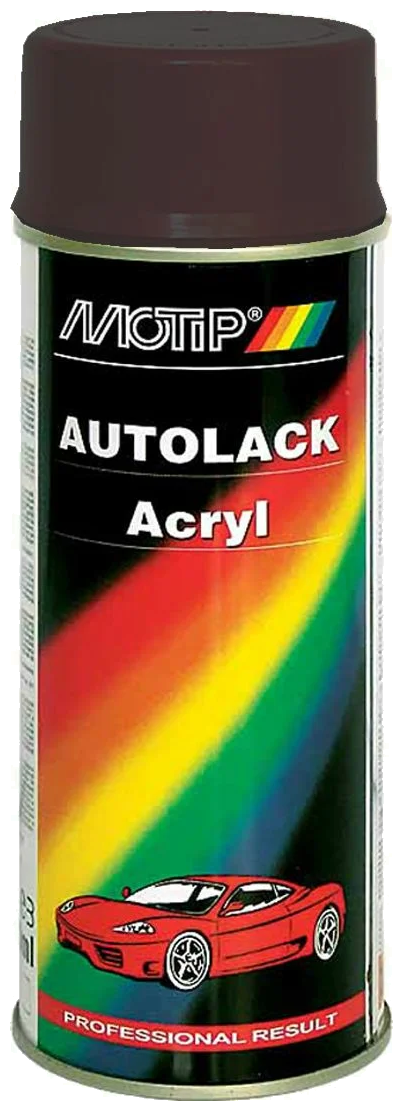MOTIP аэрозольная автоэмаль Autolack Acryl 793 темно-коричневый, 400 мл