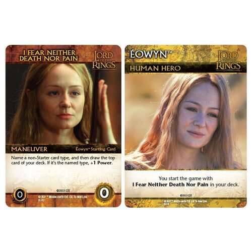 The Lord of the Rings: The Two Towers Deck-Building Game – Eowyn (дополнение) the lord of the rings the two towers deck building game – arwen дополнение