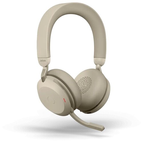 Беспроводные Jabra Evolve2 75 (UC) с микрофоном, usb-C + адаптер для ПК / Bluetooth (5.2), USB type C, наушники , Stereo (27599-989-898)