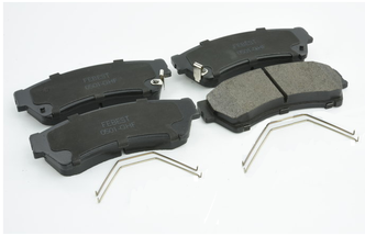 Дисковые тормозные колодки передние FEBEST 0501-GHF для Mazda, Ford, Lincoln, Mercury (4 шт.)