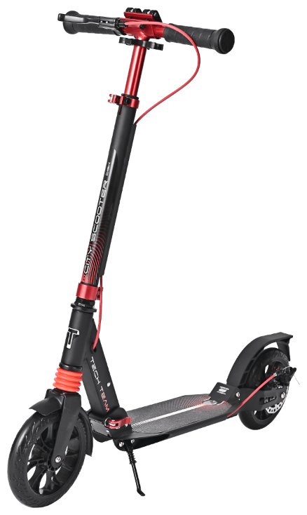 Детский городской самокат TechTeam City Scooter Disk Brake 2022 , red