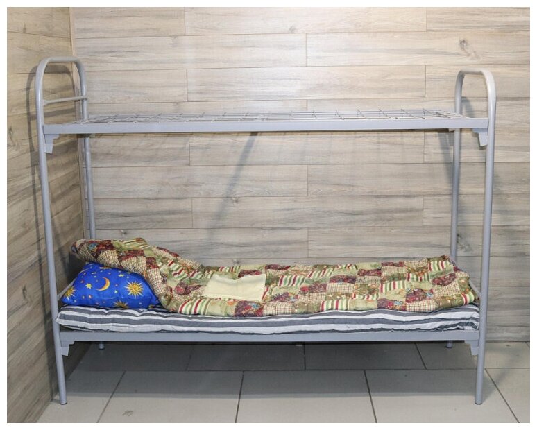 фото Кровать металлическая двухъярусная ЭКО 2 (70см)