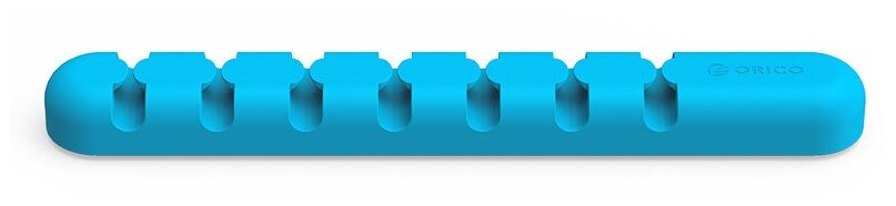 Органайзер для проводов силиконовый Orico, синий (ORICO-CBS7-BL)