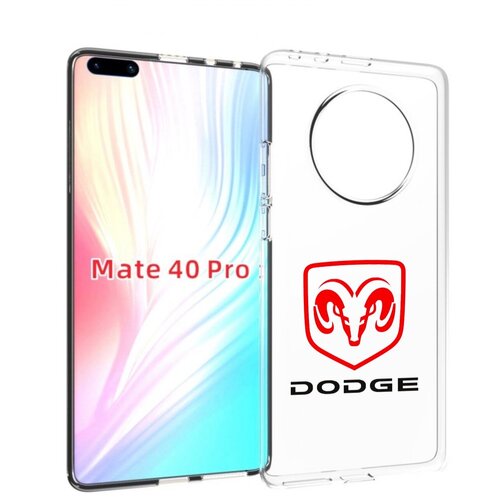 Чехол MyPads dodge-2 мужской для Huawei Mate 40 Pro (NOH-NX9) задняя-панель-накладка-бампер