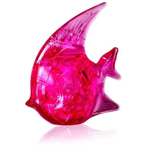 Головоломка Crystal Puzzle Рыбка со светом розовый