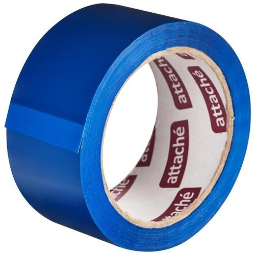 Attache клейкая лента, 146160 синяя клейкая лента цветной скотч синий скотч 48мм х 66м яркая прочная и клейкая