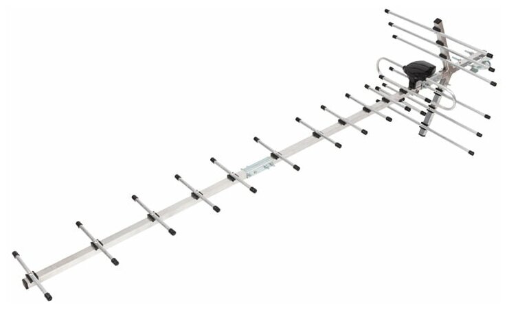 Антенна REXANT наружная «Активная» для цифрового ТВ DVB-T2, RX-406-DEF