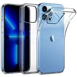 Защитный чехол для Apple iPhone 13 Pro Max силиконовый прозрачный чехол Эпл Айфон 13 про макс - изображение