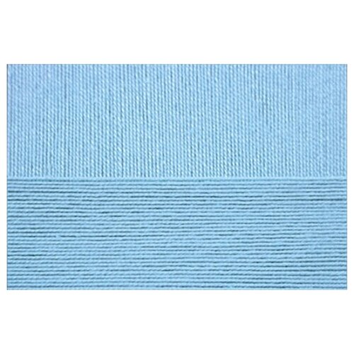 Пряжа для вязания ПЕХ Успешная (100% хлопок мерсеризованный) 10х50г/220м цв.005 голубой