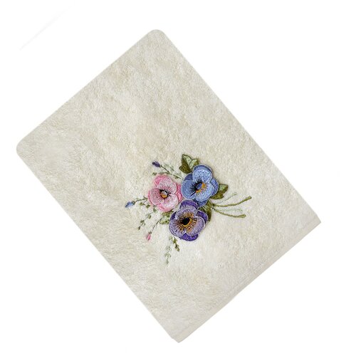 фото Полотенце эстель-1 молочное бамбук 70%/тенсель 30%, 70х140, молочный tana