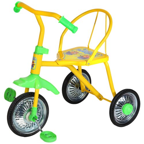 фото Трехколесный велосипед озорной ветерок 10" gv-b3-1mx, желтый