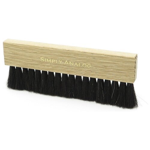 Щетка для пластинок Simply Analog (SAWC001) Vinyl Record Brush Natural Wood щетка для чистки порогов и дисков dexter lmd09