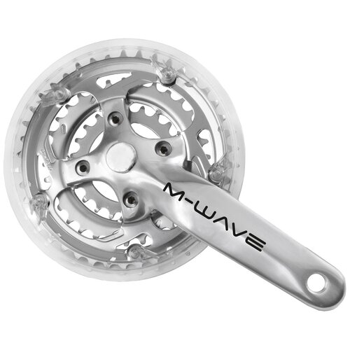 fonar m nalobnyj 8 diodov 170 Система M-Wave MTB Chainwheel Set 7/8ск (44/32/22T, 170mm, защита) серебристая