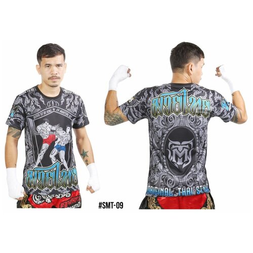 Футболка Born to be Muaythai, размер 48, черный