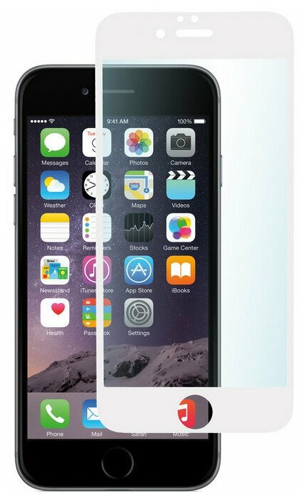 Защитное стекло 3D Glass Pro для Apple iPhone 6 / iPhone 6S белое