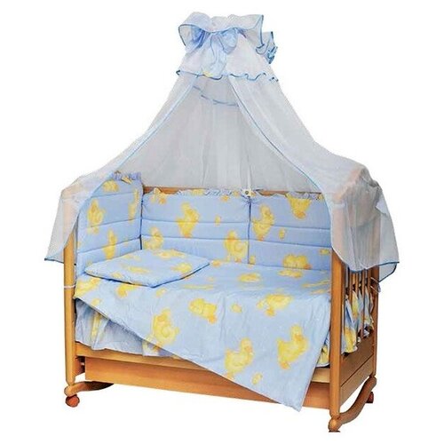 Комплект постельного белья PatrinoМамаШила Малютка голубой 3 предмета 1004 1627₽