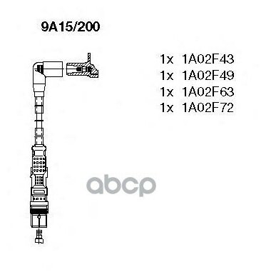 Высоковольтпровода комкт BREMI 9A15200