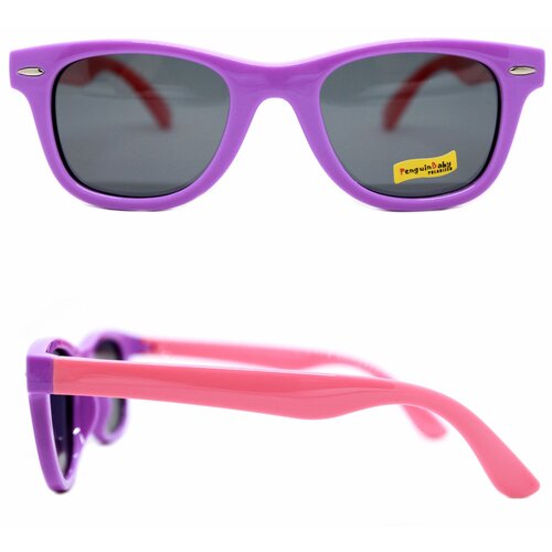 детские солнцезащитные очки с поляризацией Солнцезащитные очки Penguin Baby, фиолетовый