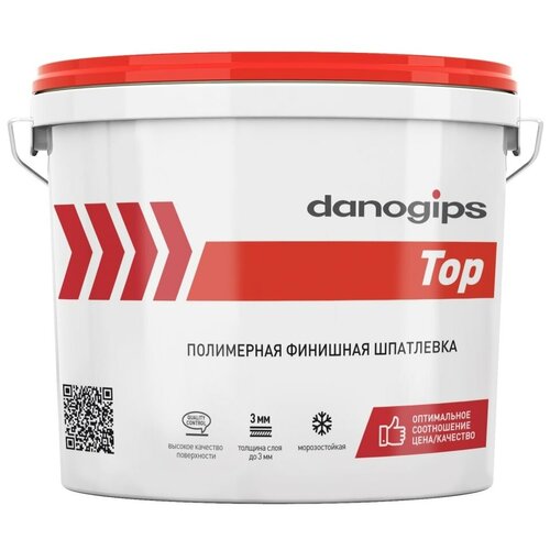 Шпаклевка готовая финишная Danogips Dano Top 5 кг
