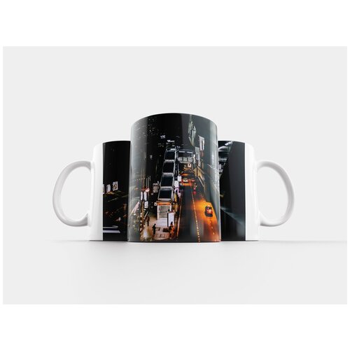 фото Кружка "темный, ночь, городской" 320 мл lotsprints