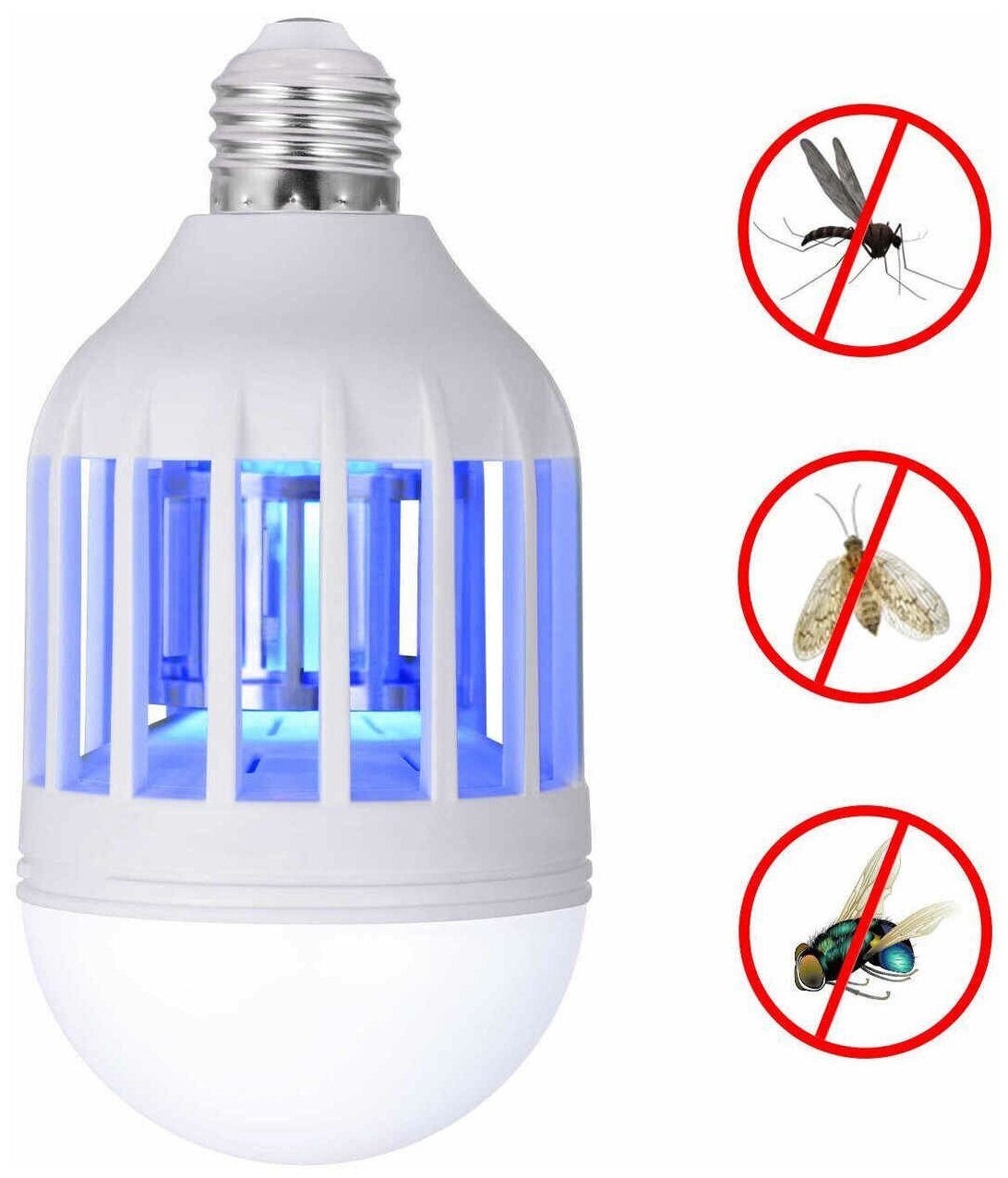 Светодиодная лампа от комаров LED INSECT ZAPPER