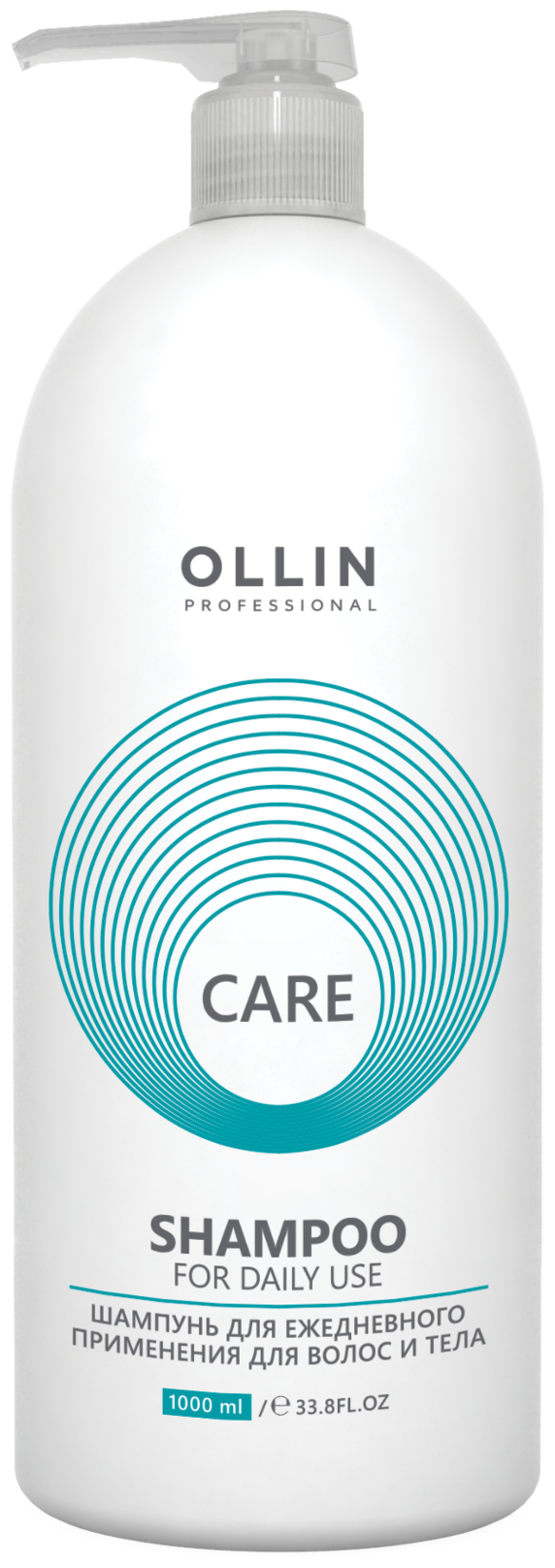 Шампунь для волос и тела OLLIN Care For daily use, 1 л