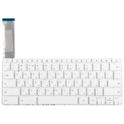 Клавиатура для ноутбука HP 14-ak Series Плоский Enter Белая без рамки PN 9ZNBTSQ00R 140000₽