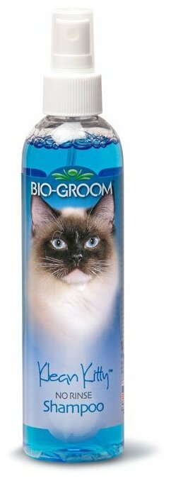 Bio-Groom Шампунь для кошек без смывания Bio-Groom Klean Kitty, 236мл