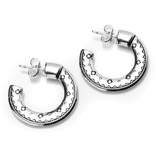 Серьги , серебряный