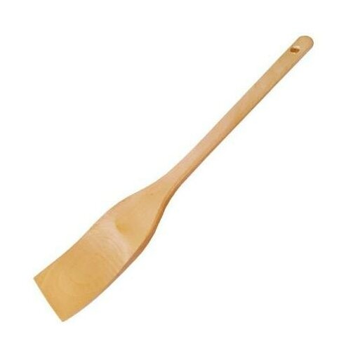 Лопатка для тефлона загнутая - тип2 (бук) кпр018