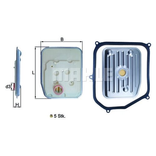 Масляный фильтр MAHLE HX 147KIT