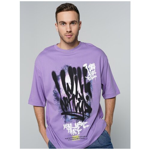 фото Футболка твое 82986 размер s, фиолетовый