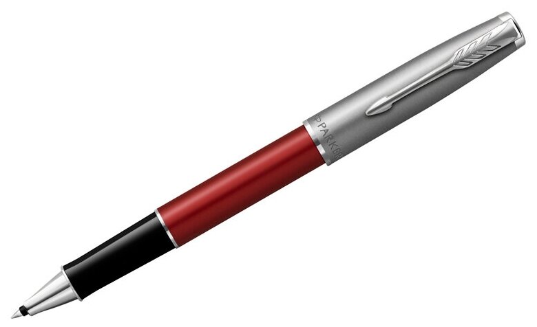 Ручка роллер Parker Sonnet T546 (2146770) Red CT F черные чернила подарочная коробка