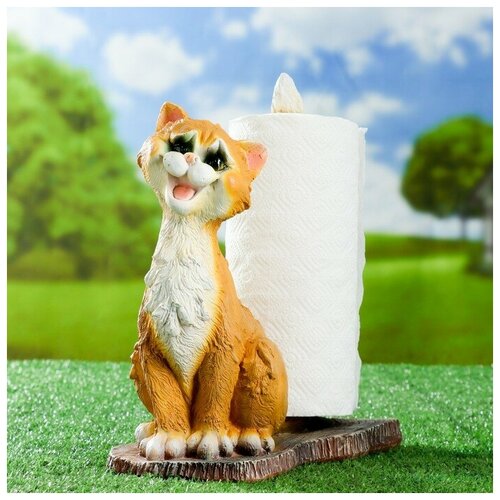 фото Подставка для бумажного полотенца "кот" 30х15х25см хорошие сувениры