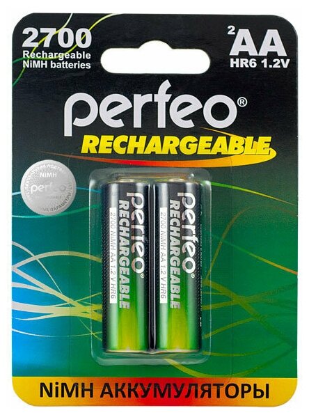 Аккумулятор Perfeo AA2700mAh/2шт