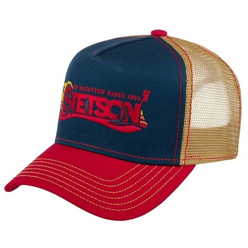 фото Бейсболка с сеточкой stetson 7751190 trucker cap on vacation, размер one