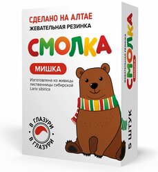 Смолка «Мишка» в глазури: подарите ребенку необычное лакомство, 0,8г*5шт АлтайФлора