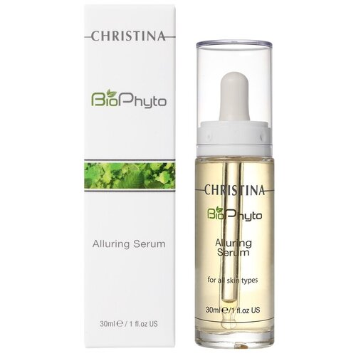 Christina Bio Phyto Alluring Serum Сыворотка Очарование для лица, шеи и декольте, 30 мл набор по уходу за кожей лица christina bio phyto gym combo 2 шт